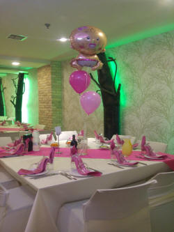 בלונים לבריתה שולחנות